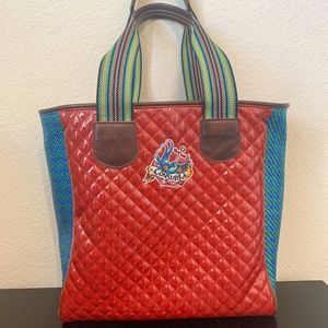 Red Consuela Tote Bag